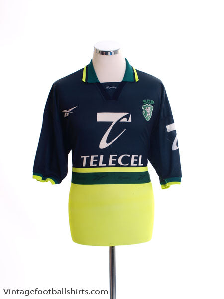 1998-99 Sporting Lisbon Away Shirt L Football Shirt