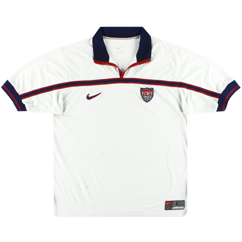 1998-99 USA Nike Home Shirt L Football Shirt