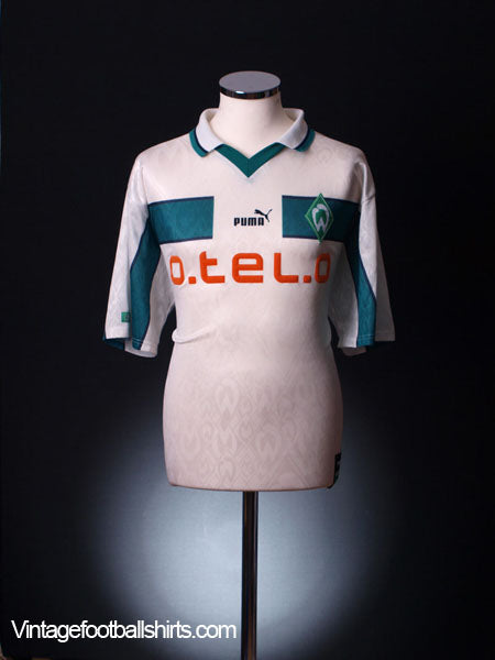 1998-99 Werder Bremen Away Shirt L Football Shirt