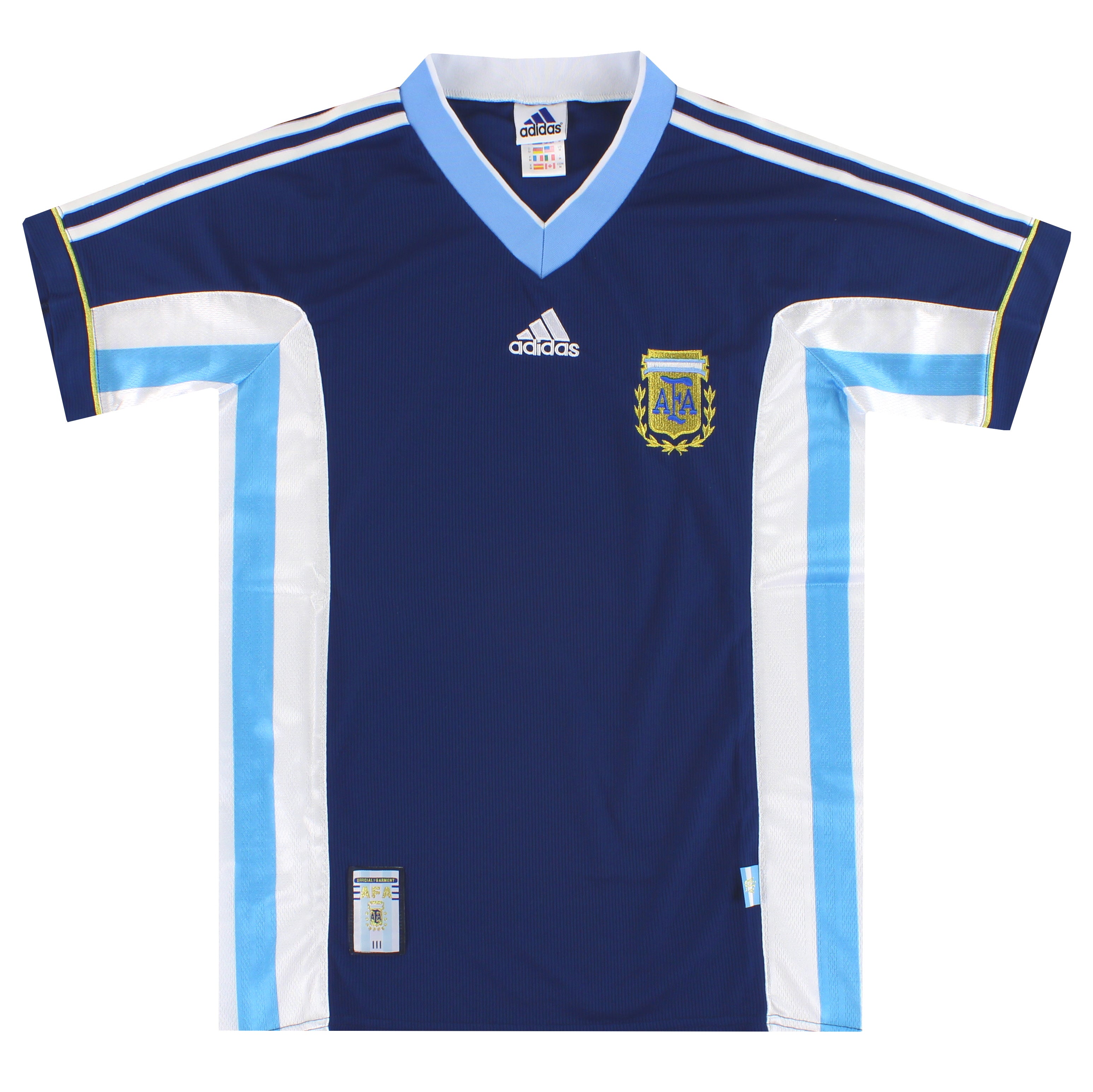 1998-99 Argentina adidas Away Football Shirt