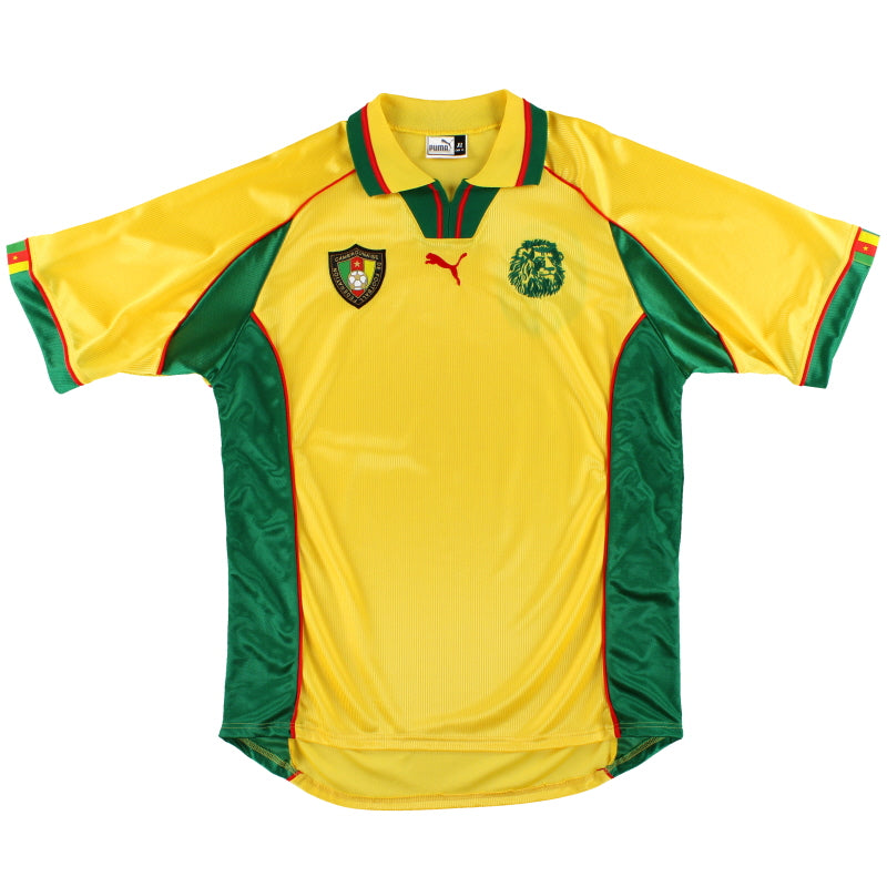 1998 Cameroon Puma Away Shirt XL Football Shirt