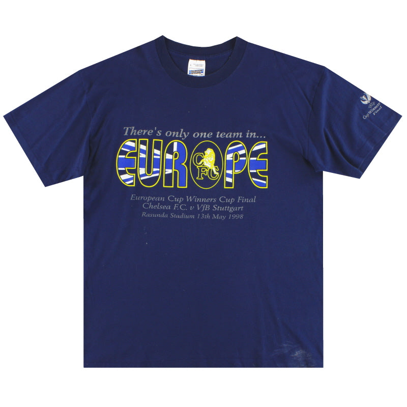 1998 Chelsea Cup Winners' Cup Tee L T-Shirt