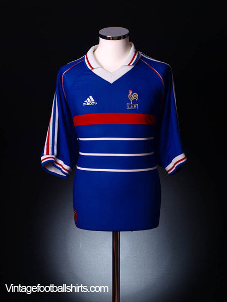 1998 France Home Shirt XL Football Shirt