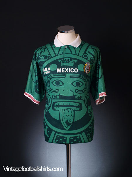 1998 Mexico Home Shirt XL Football Shirt