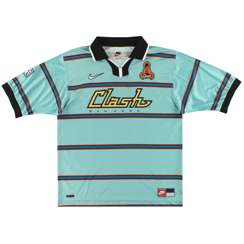 1998 San Jose Clash Nike Away Shirt M Football Shirt