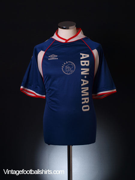 1999-00 Ajax Away Shirt L Football Shirt