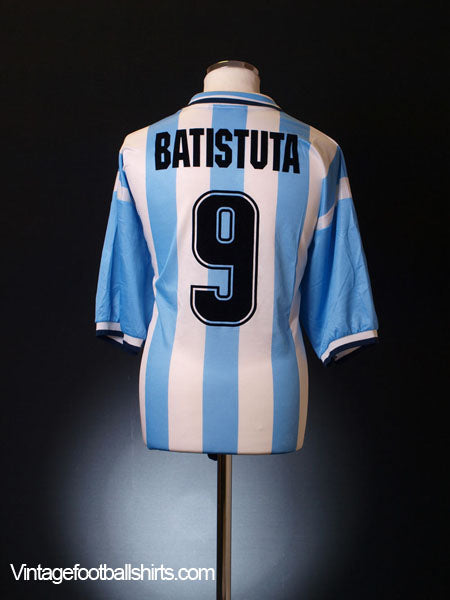 1999-00 Argentina Home Shirt Batistuta #9 *Mint* XL Football Shirt