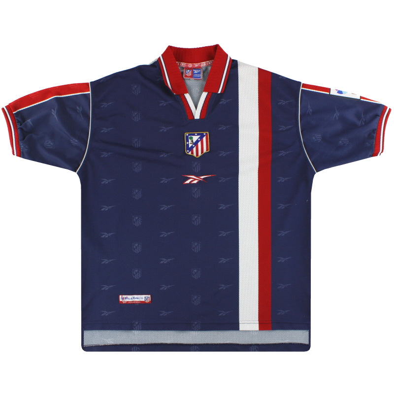 1999-00 Atletico Madrid Reebok Away Shirt XXL Football Shirt