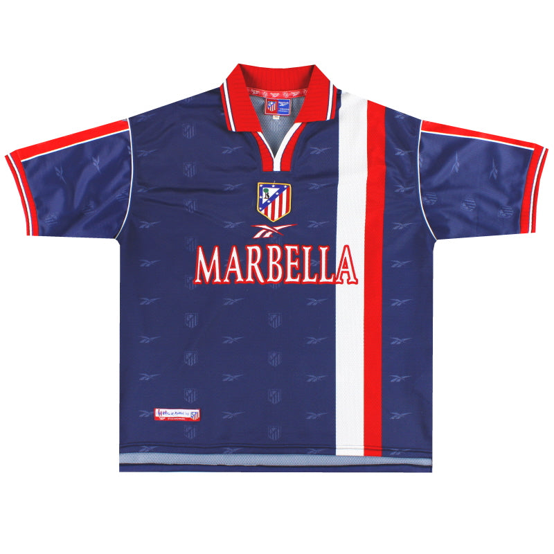 1999-00 Atletico Madrid Reebok Away Shirt *Mint* XL Football Shirt