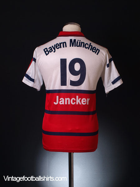 Maillot Bayern Munich Match Porté & Signé Carsten Jancker (1999-2001) - Taille XL