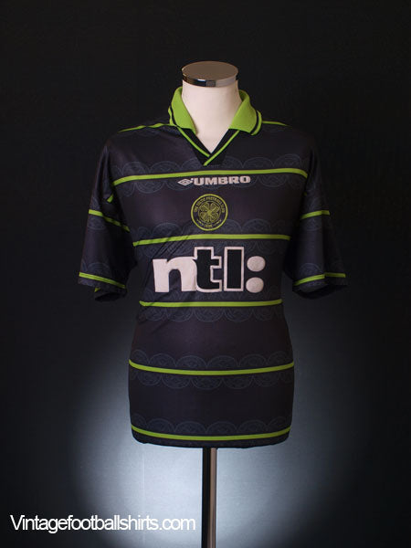 1999-00 Celtic Away Shirt XL Football Shirt