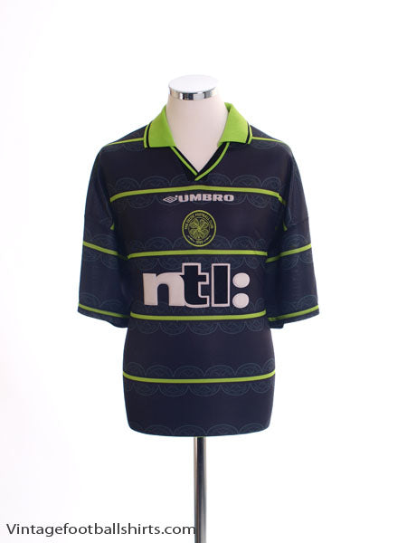 1999-00 Celtic Away Shirt *Mint* L Football Shirt