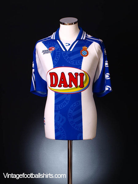 1999-00 Espanyol Home Shirt XL Football Shirt