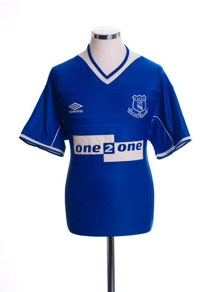 1999-00 Everton Home Shirt L Football Shirt