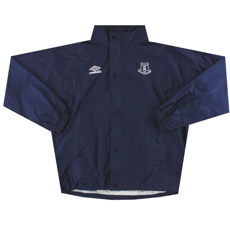 1999-00 Everton Umbro Lightweight Hooded Rain Jacket *Mint* L Jacket