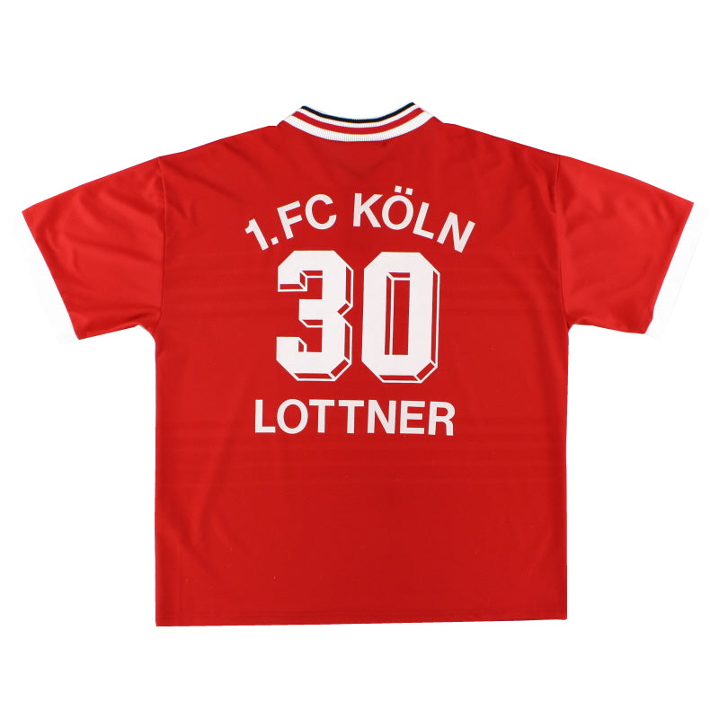 1999-00 FC Koln Home Shirt Lottner #30 XXL Football Shirt