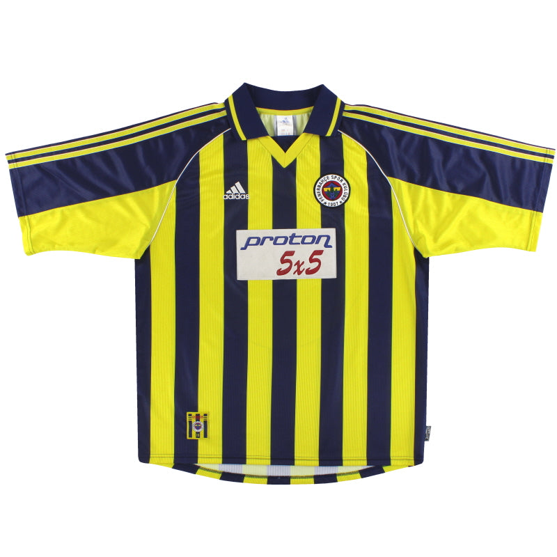 1999-00 Fenerbahce adidas Home Shirt L Football Shirt