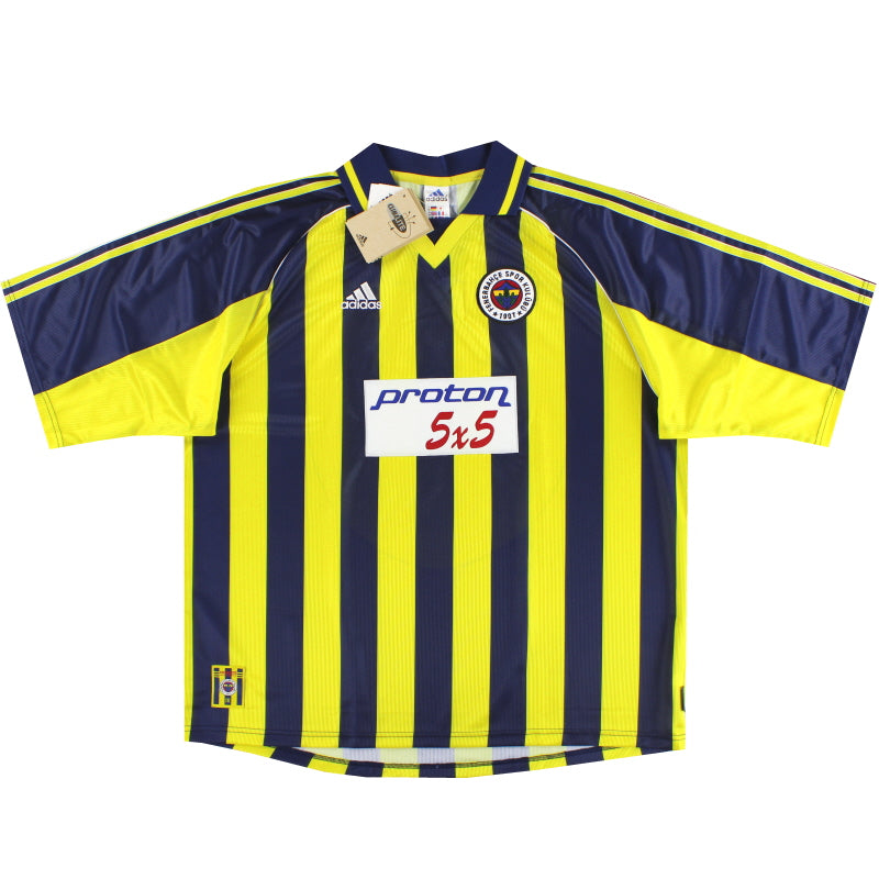 1999-00 Fenerbahce adidas Home Shirt *w/tags* XXL Football Shirt