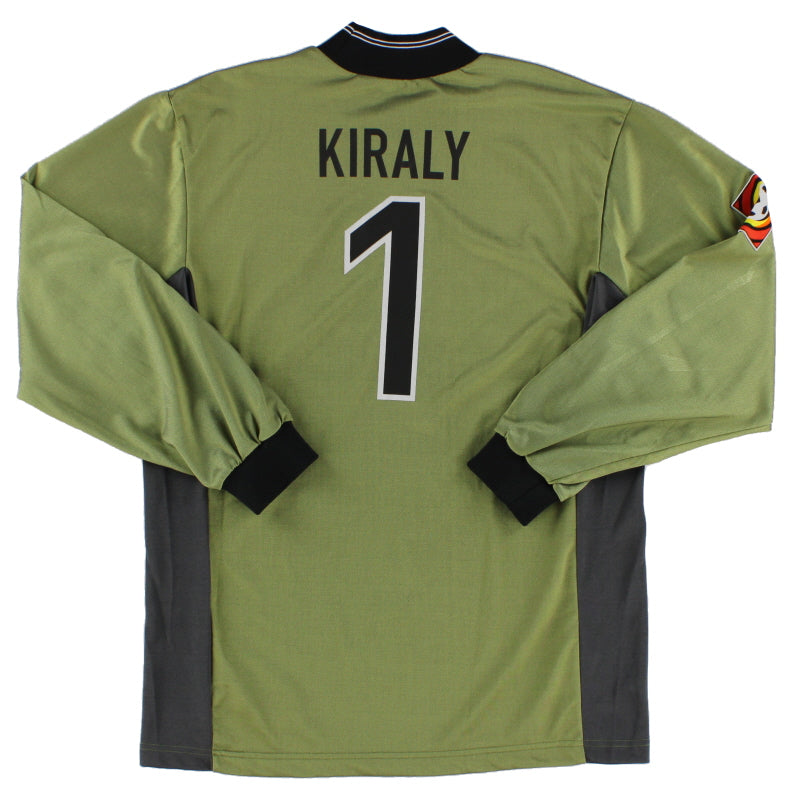 1999-00 Hertha Berlin Goalkeeper Shirt Kiraly #1 S Football Shirt
