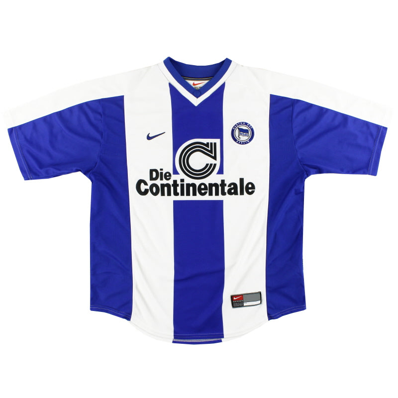 1999-00 Hertha Berlin Nike Home Shirt XL Football Shirt