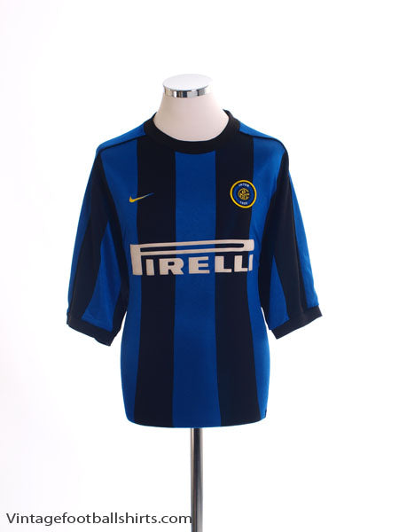 1999-00 Inter Milan Home Shirt M Football Shirt