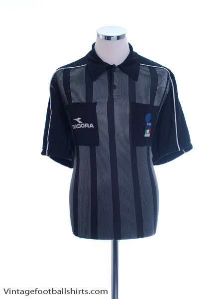 1999-00 Italy FIGC Referee Shirt XL Football Shirt