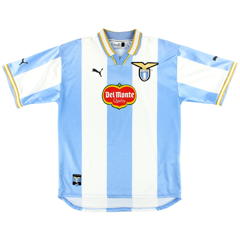 1999-00 Lazio Puma European Home Shirt L Football Shirt