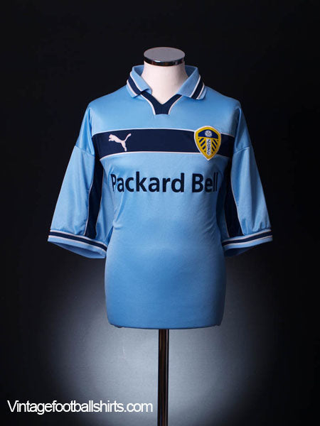 1999-00 Leeds Away Shirt XL Football Shirt