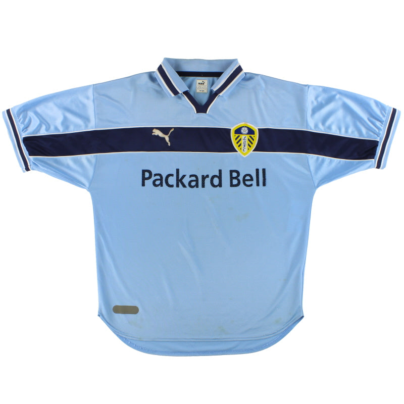 1999-00 Leeds Puma Away Shirt L Football Shirt