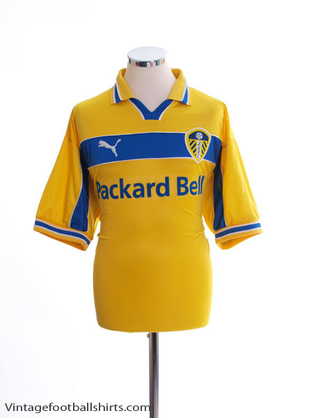 1999-00 Leeds Third Shirt *Mint* L Football Shirt