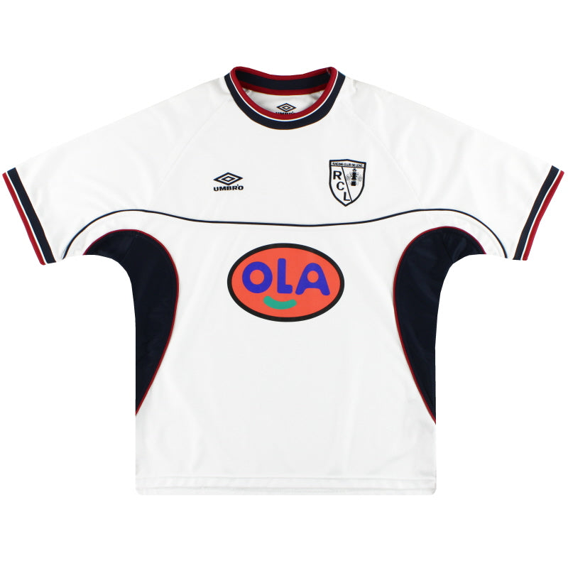 1999-00 Lens Umbro Away Shirt *Mint* XL Football Shirt