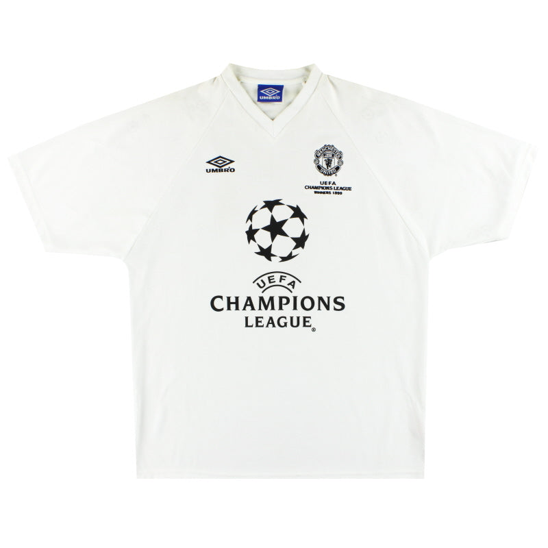 1999-00 Manchester United CL Winners Training Shirt XL Training Shirt