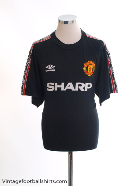1999-00 Manchester United Training Shirt L Training Shirt