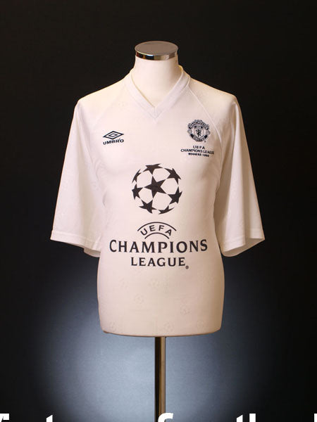 1999-00 Manchester United Umbro 'CL Winners' Training Shirt XXL Training Shirt