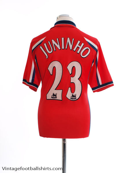 1999-00 Middlesbrough Home Shirt Juninho #23 L Football Shirt