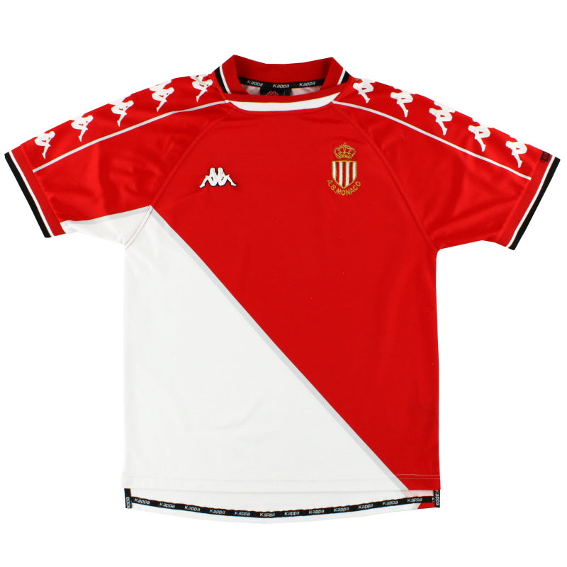 1999-00 Monaco Kappa Home Shirt M Football Shirt