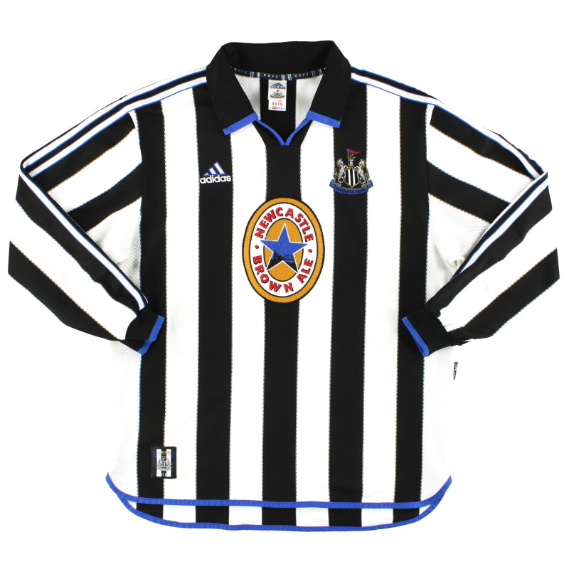 1999-00 Newcastle adidas Home Shirt L/S XL Football Shirt