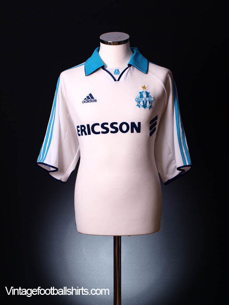 1999-00 Olympique Marseille Home Shirt L Football Shirt