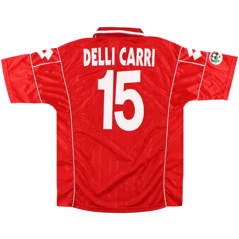 1999-00 Piacenza Lotto Match Issue Home Shirt Delli Carri #15 XL Football Shirt
