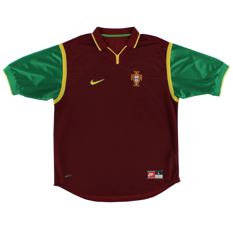 1999-00 Portugal Home Shirt L Football Shirt