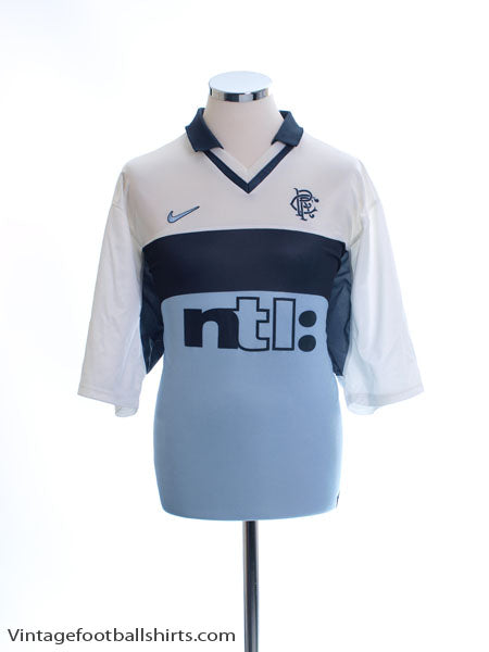 1999-00 Rangers Away Shirt XL Football Shirt