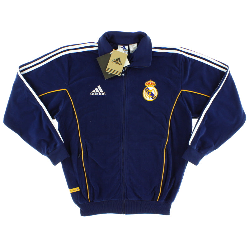 1999-00 Real Madrid adidas Fleece Presentation Jacket *w/tags* S Jacket
