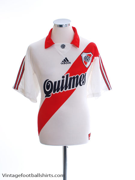 1999-00 River Plate Home Shirt L Football Shirt