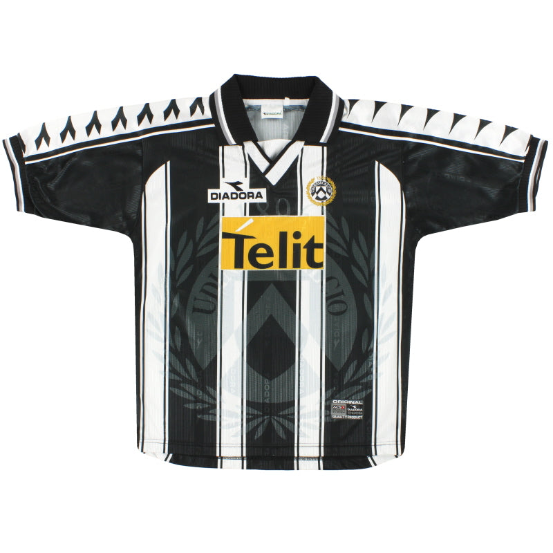 1999-00 Udinese Diadora Home Shirt L Football Shirt