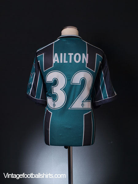 1999-00 Werder Bremen Home Shirt Ailton #32 XXL Football Shirt
