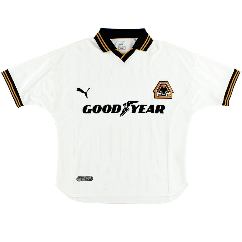 1999-00 Wolves Away Shirt L Football Shirt