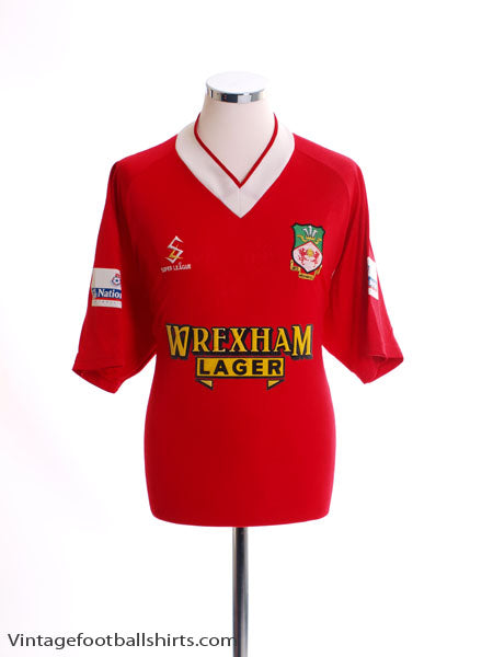 1999-00 Wrexham Millennium Home Shirt L Football Shirt