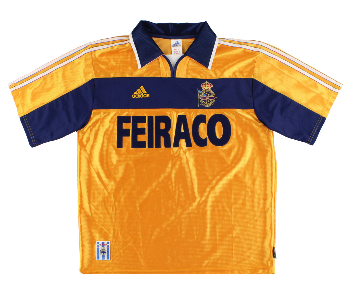 1999-00 Deportivo adidas Away Shirt L