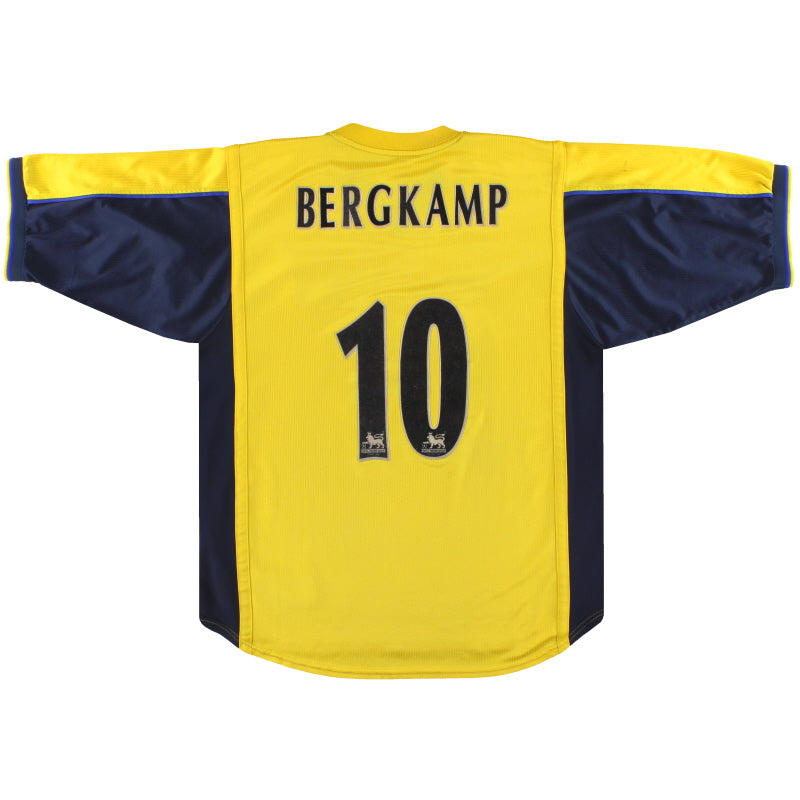1999-01 Arsenal Nike Away Shirt Bergkamp #10 XL Football Shirt