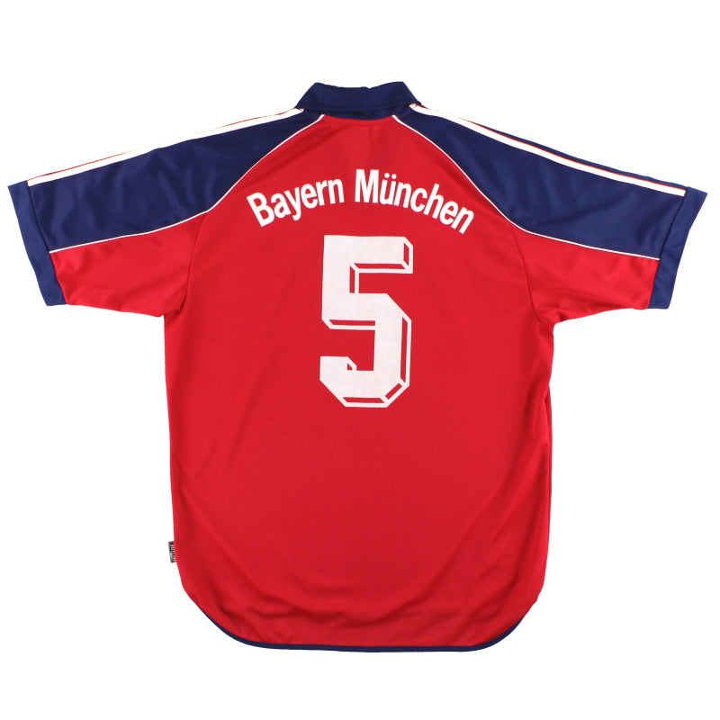 1999-01 Bayern Munich adidas Home Shirt #5 *As New* L Football Shirt